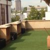 Impermeabilización de terraza ático con poliurea y posterior instalación de césped artificial.