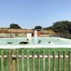 Impermeabilización de piscina en campus perruno en Brunete, Madrid