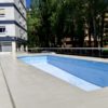 Impermeabilización con Poliurea de playa/solarium en piscina en Madrid