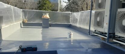 Impermeabilización con Poliurea de terraza en Vivienda Protegida en Madrid